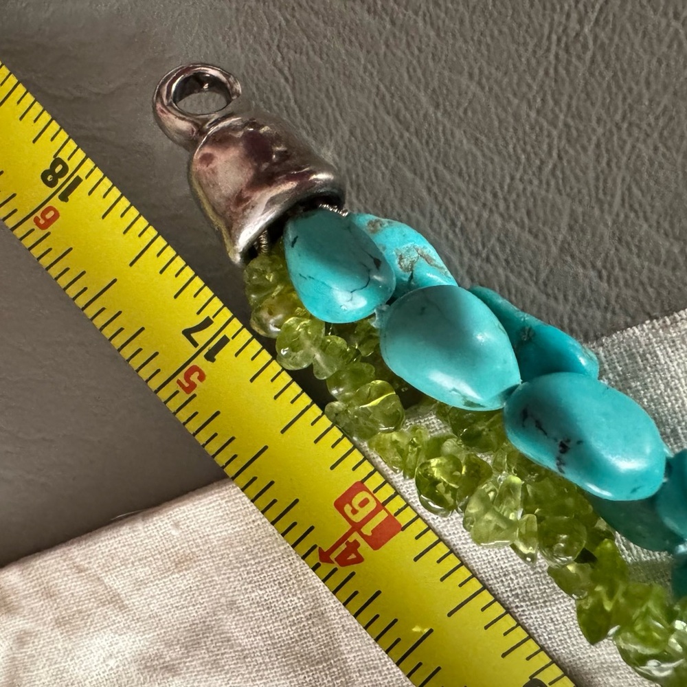 Simon Sebbag Sterling silver & Turquoise Necklace - Picture 5 of 7